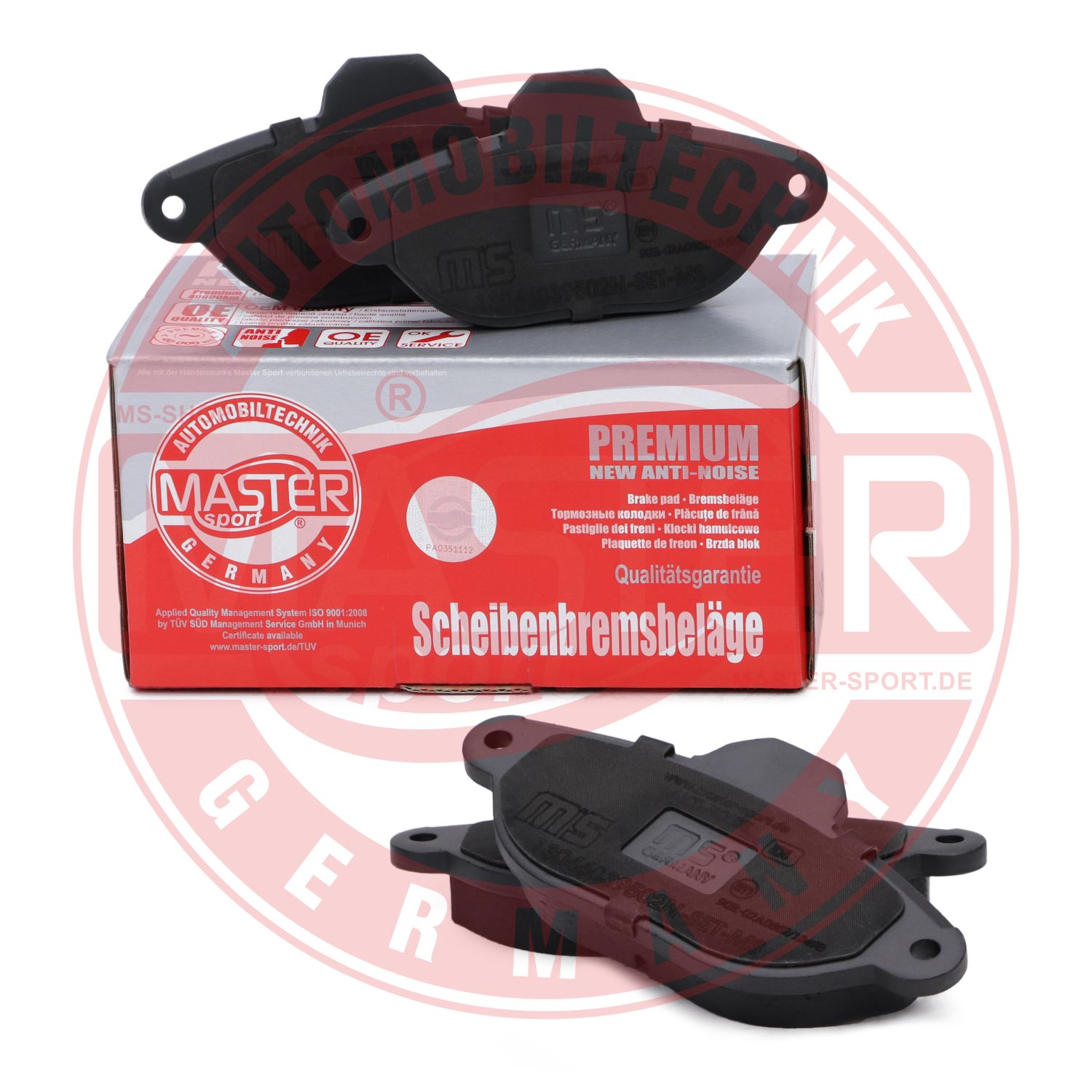 Placute frana MASTERSPORT GERMANY 13046039502N-SET-MS